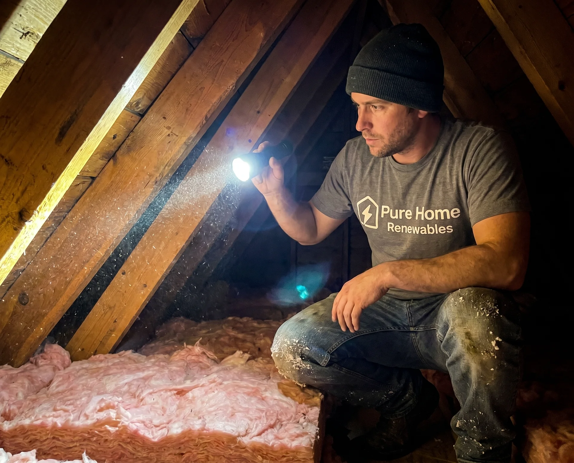 Interior attic inspection