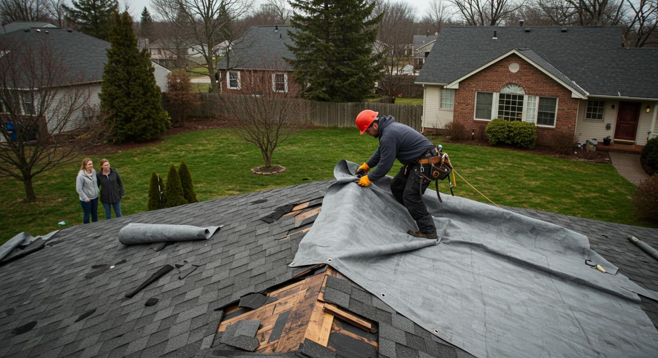 Storm damage repair by Pure Home Renewables