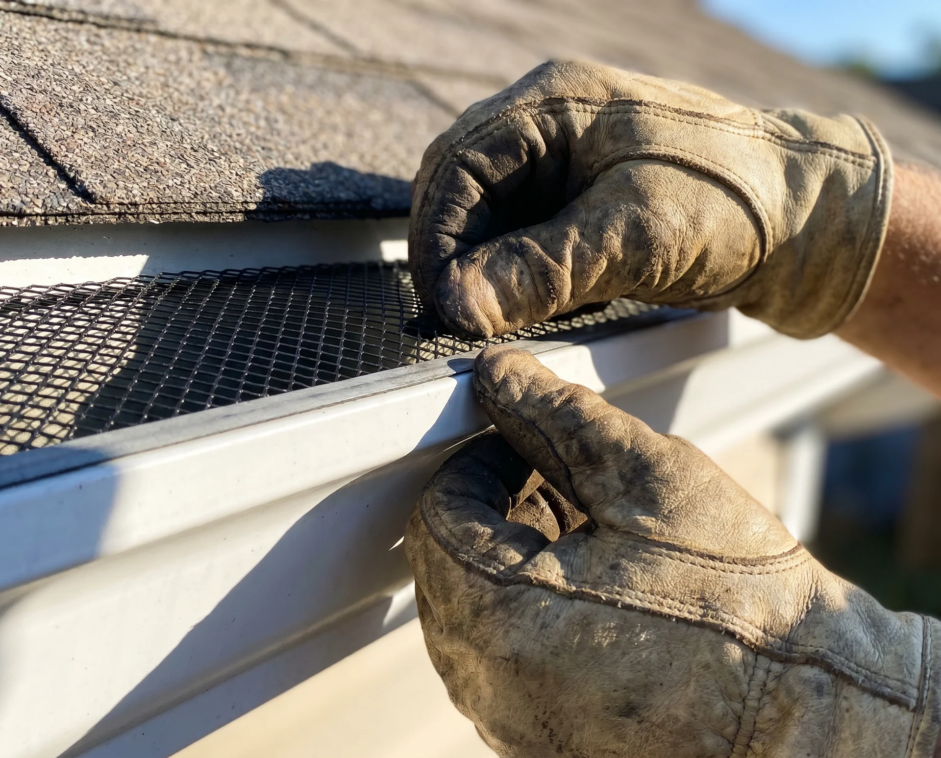 Gutter guard installation