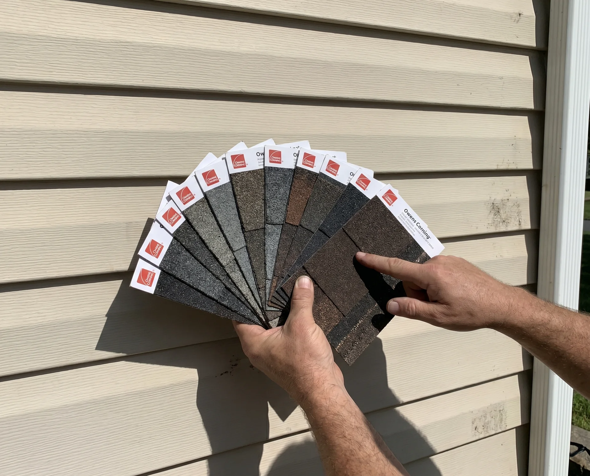 Choosing shingle colors